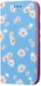 Apple iPhone 7 / 8 /SE 2020 Hoesje Portemonnee Hoesje Bloemen Blauw afbeelding 4