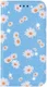Apple iPhone 11 Pro Portemonnee Hoesje met Bloemen Print Blauw afbeelding 1