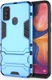 Samsung Galaxy M21 Hoesje Back Cover Met Kickstand Licht Blauw afbeelding 1