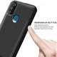 Samsung Galaxy M21 Hoesje TPU Carbon Design Anti-Slip Zwart afbeelding 11