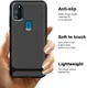 Samsung Galaxy M21 Hoesje TPU Carbon Design Anti-Slip Zwart afbeelding 3
