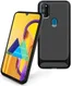 Samsung Galaxy M21 Hoesje TPU Carbon Design Anti-Slip Zwart afbeelding 6
