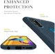 Samsung Galaxy M21 Hoesje TPU Carbon Design Anti-Slip Blauw afbeelding 13