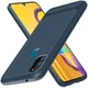 Samsung Galaxy M21 Hoesje TPU Carbon Design Anti-Slip Blauw afbeelding 6