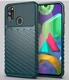 Samsung Galaxy M21 Twill Thunder Texture Back Cover Groen afbeelding 2