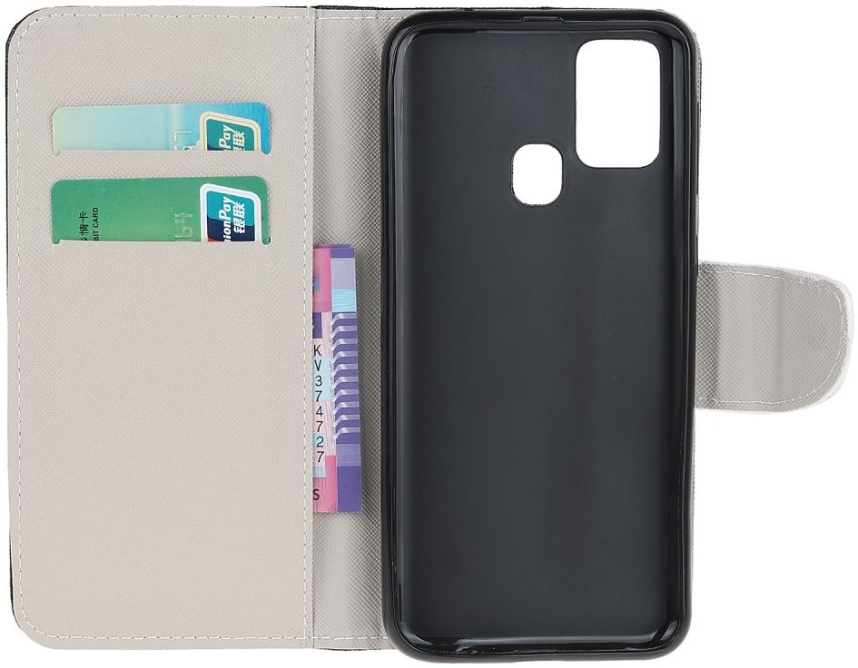Samsung Galaxy M21 Book Case Hoesje Wallet met Print Eiffeltoren afbeelding 6