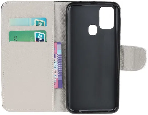 Samsung Galaxy M21 Book Case Hoesje Wallet Print Boom afbeelding 5