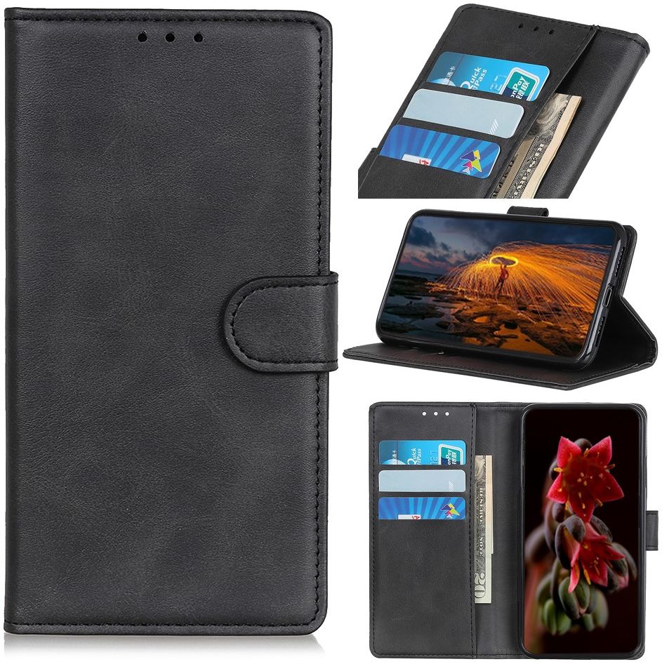 Samsung Galaxy Note 20 Hoesje Portemonnee Book Case Met Pasjes Zwart afbeelding 6