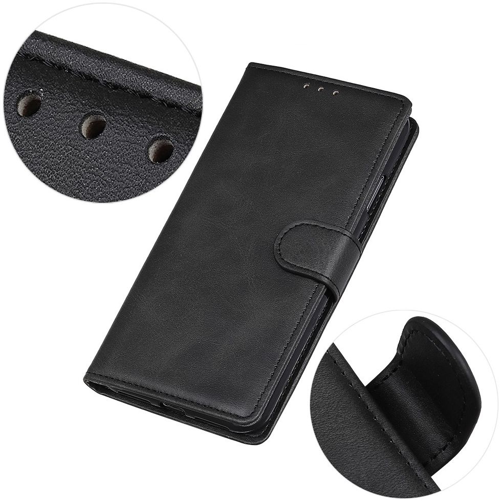 Samsung Galaxy Note 20 Hoesje Portemonnee Book Case Met Pasjes Zwart afbeelding 10