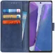 Samsung Galaxy Note 20 Hoesje Portemonnee Book Case Met Pasjes Blauw afbeelding 1