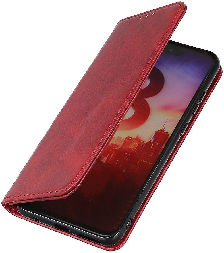 Samsung Galaxy Note 20 Splitleren Portemonnee Hoesje Rood afbeelding 6