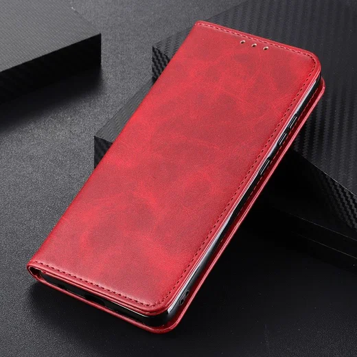 Samsung Galaxy Note 20 Splitleren Portemonnee Hoesje Rood afbeelding 7