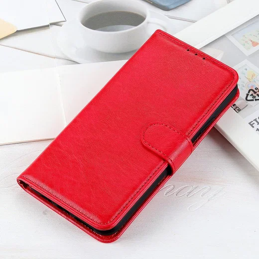 Samsung Galaxy Note 20 Hoesje Portemonnee Book Cover Rood afbeelding 6