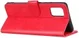 Samsung Galaxy Note 20 Hoesje Portemonnee Book Cover Rood afbeelding 7