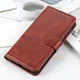 Samsung Galaxy Note 20 Hoesje Portemonnee Book Cover Bruin afbeelding 5