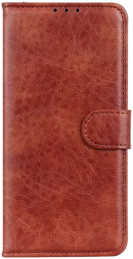 Samsung Galaxy Note 20 Hoesje Portemonnee Book Cover Bruin afbeelding 2