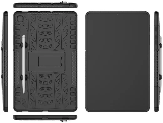 Samsung Galaxy S6 Lite Hybride Kickstand Hoes Zwart afbeelding 3