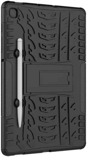 Samsung Galaxy S6 Lite Hybride Kickstand Hoes Zwart afbeelding 2