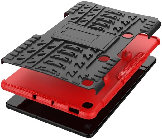 Samsung Galaxy Tab S6 Lite Hybride Kickstand Hoes Rood afbeelding 8