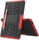 Samsung Galaxy Tab S6 Lite Hybride Kickstand Hoes Rood afbeelding 9