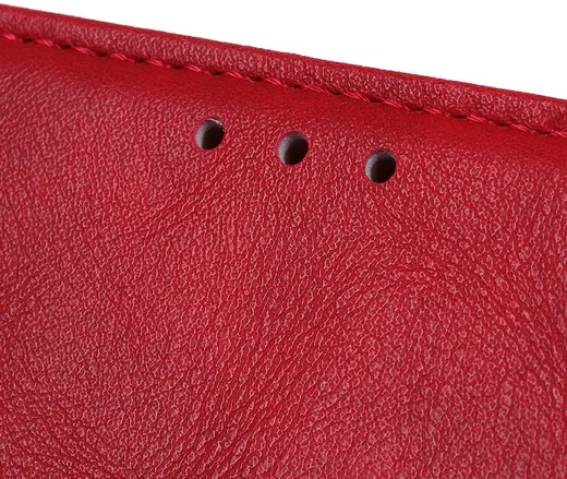 Sony Xperia 10 II Hoesje Portemonnee met Maagneetsluiting Rood afbeelding 5