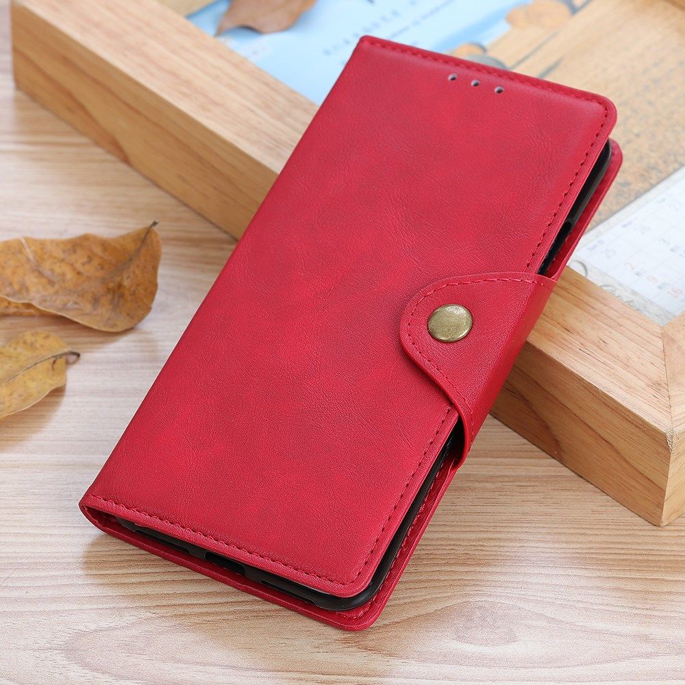 Sony Xperia 10 II Hoesje Portemonnee met Maagneetsluiting Rood afbeelding 7