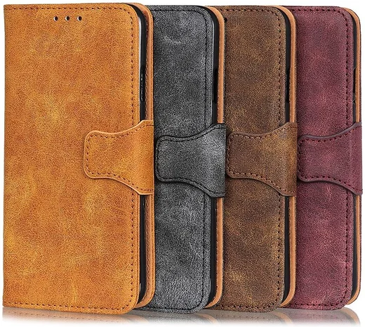 Sony Xperia 10 II Hoesje Vintage Portemonnee Grijs afbeelding 7