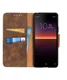 Sony Xperia 10 II Hoesje Vintage Portemonnee Coffee afbeelding 1