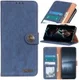 Sony Xperia L4 Book Case Hoesje Portemonnee Retro Splitleer Blauw afbeelding 4