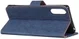 Sony Xperia L4 Book Case Hoesje Portemonnee Retro Splitleer Blauw afbeelding 11