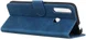 Huawei Y6p Book Case Hoesje Vintage Portemonnee Blauw afbeelding 3