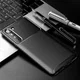 Motorola Edge Hoesje Geborsteld Carbon Flexibele Back Cover Zwart afbeelding 2