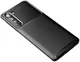 Motorola Edge Hoesje Geborsteld Carbon Flexibele Back Cover Zwart afbeelding 10