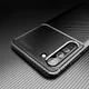 Motorola Edge Hoesje Geborsteld Carbon Flexibele Back Cover Zwart afbeelding 9
