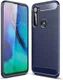 Motorola Moto G Pro Geborsteld TPU Hoesje Blauw afbeelding 1
