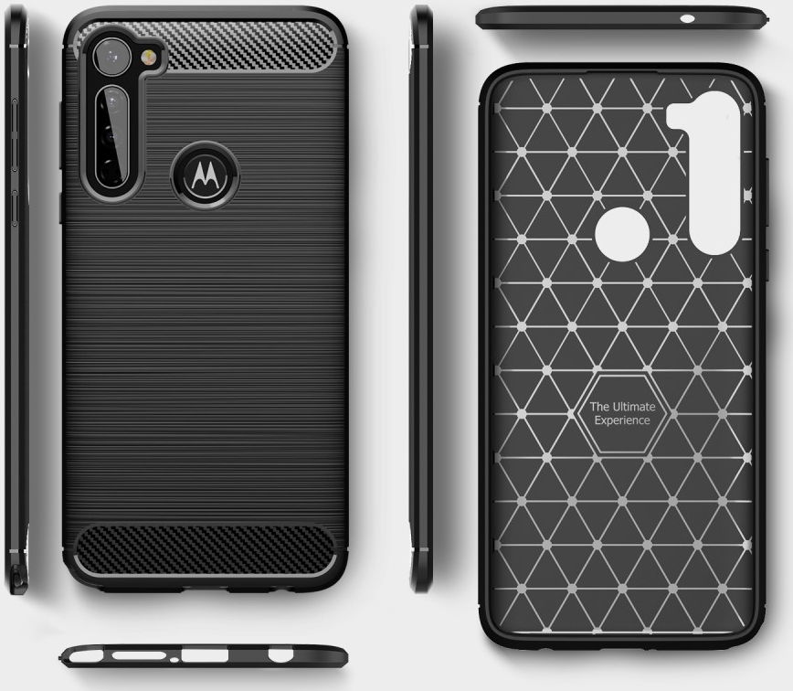 Motorola Moto G Pro Geborsteld TPU Hoesje Blauw afbeelding 5