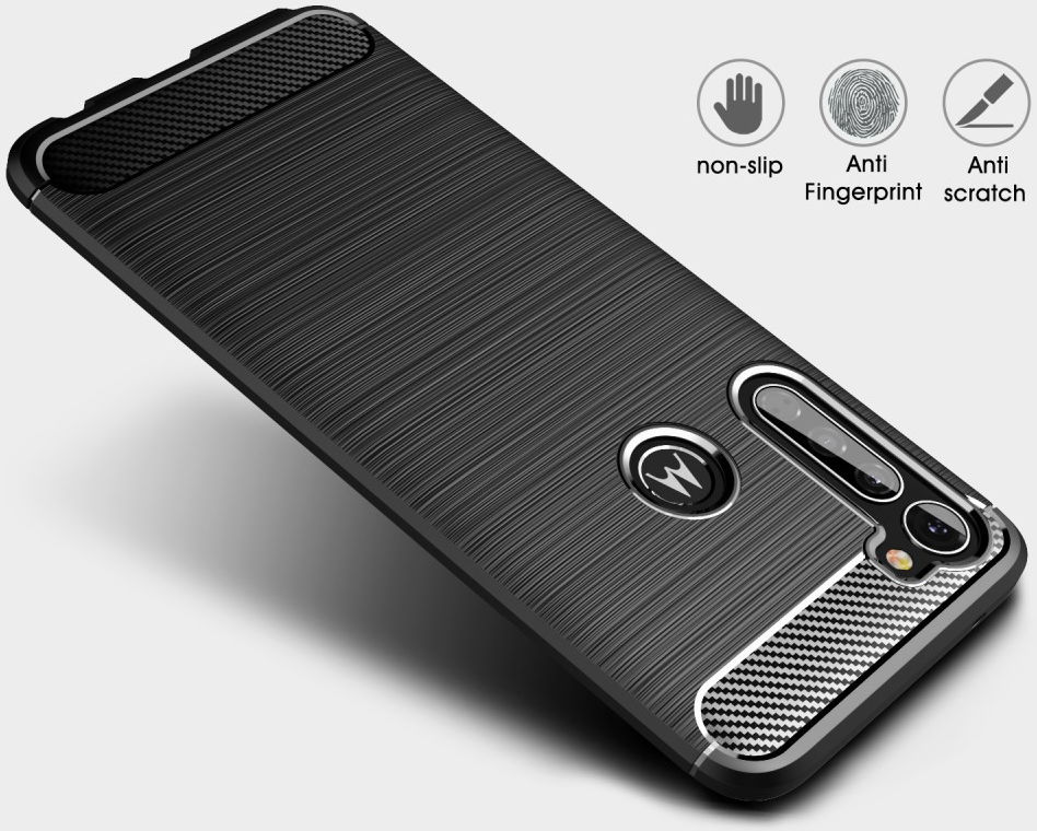 Motorola Moto G Pro Geborsteld TPU Hoesje Blauw afbeelding 7