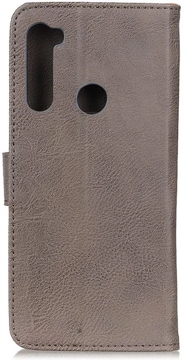 KHAZNEH Motorola Moto G Pro Hoesje Portemonnee Book Case Grijs afbeelding 5