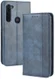 Motorola Moto G Pro Hoesje  Stijlvol Vintage Portemonnee Blauw afbeelding 7