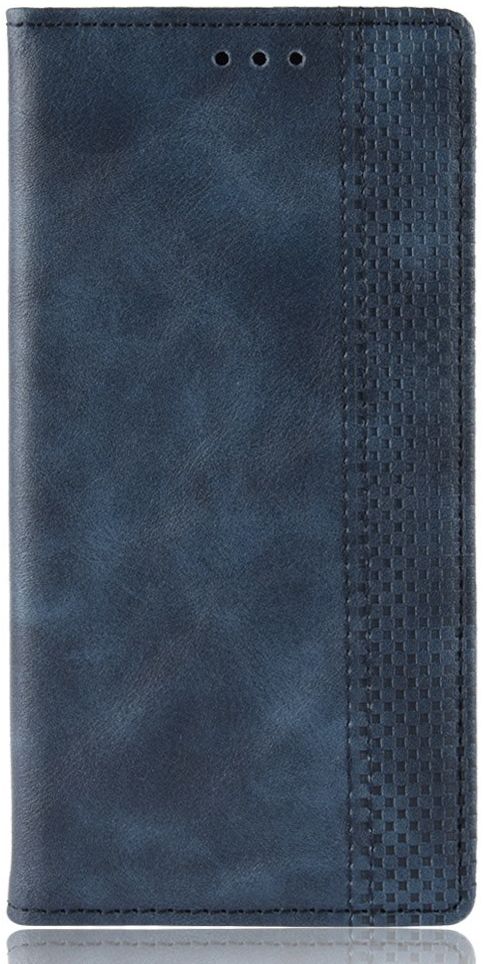 Motorola Moto G Pro Hoesje  Stijlvol Vintage Portemonnee Blauw afbeelding 1