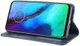 Motorola Moto G Pro Hoesje  Stijlvol Vintage Portemonnee Blauw afbeelding 3