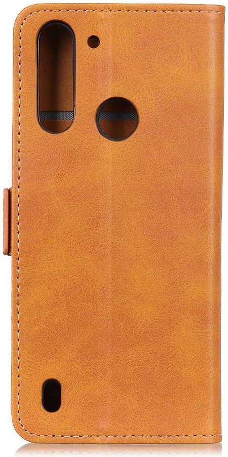 Motorola Moto G8 Power Lite Hoesje Portemonnee Bruin afbeelding 3