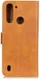 Motorola Moto G8 Power Lite Hoesje Portemonnee Bruin afbeelding 3