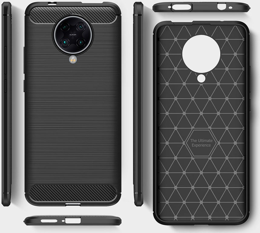Xiaomi Poco F2 Pro Hoesje Geborsteld TPU Blauw afbeelding 6