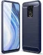 Xiaomi Redmi Note 9 Geborsteld TPU Hoesje Blauw afbeelding 1