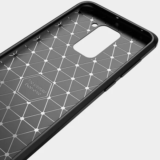 Xiaomi Redmi Note 9 Geborsteld TPU Hoesje Blauw afbeelding 6