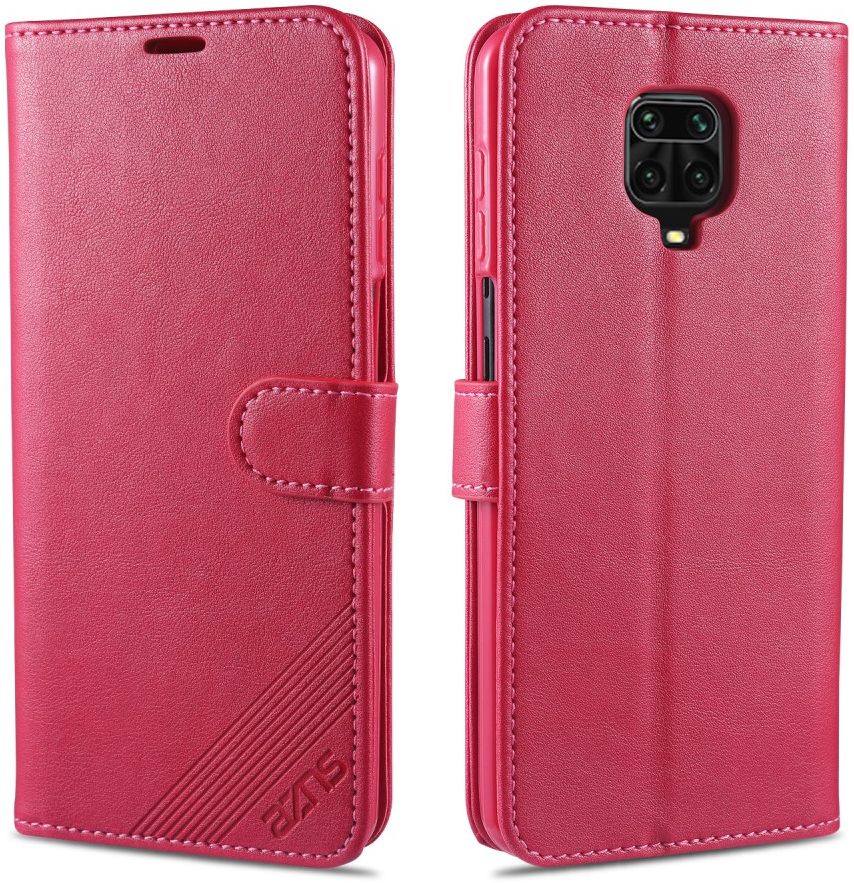 Xiaomi Redmi Note 9S / Note 9 Pro Portemonnee Stand Hoesje Rood afbeelding 3