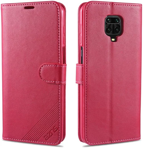 Xiaomi Redmi Note 9S / Note 9 Pro Portemonnee Stand Hoesje Rood afbeelding 3