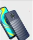 Xiaomi Note 9S / Note 9 Pro Twill Thunder Texture Back Cover Blauw afbeelding 2