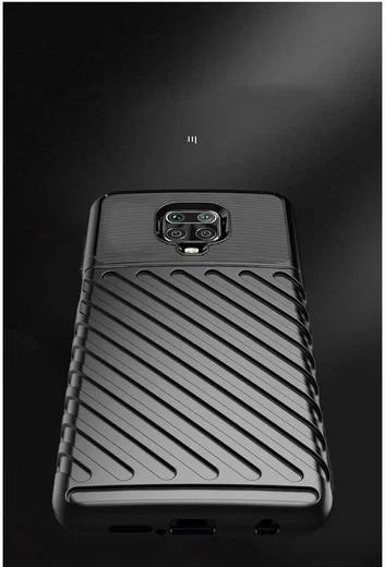Xiaomi Note 9S / Note 9 Pro Twill Thunder Texture Back Cover Blauw afbeelding 10